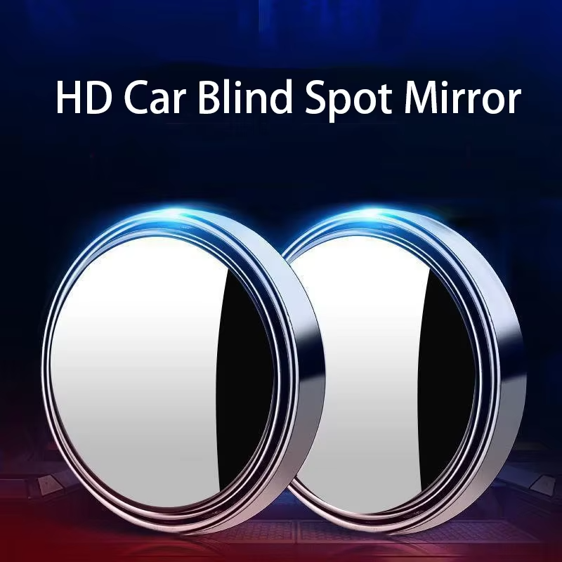 2Pcs Blindspot Rearview Convex Mirror